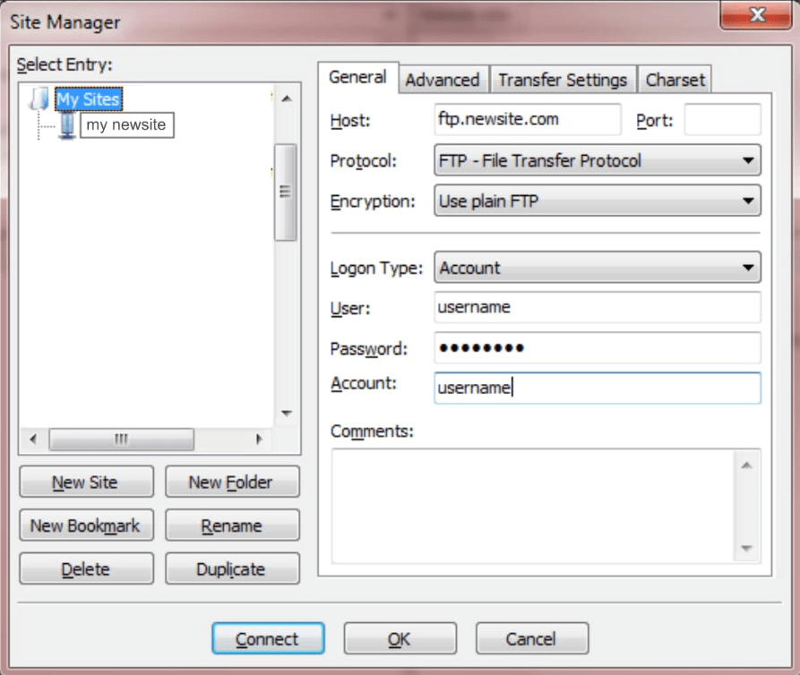 دانلود با Filezilla - موستانگ