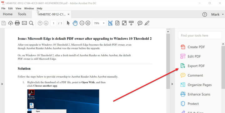 تبدیل فایل pdf به word - موستانگ